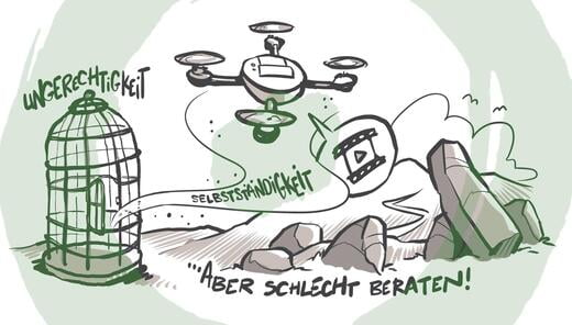 Illustration Kommunikationsunterlagen